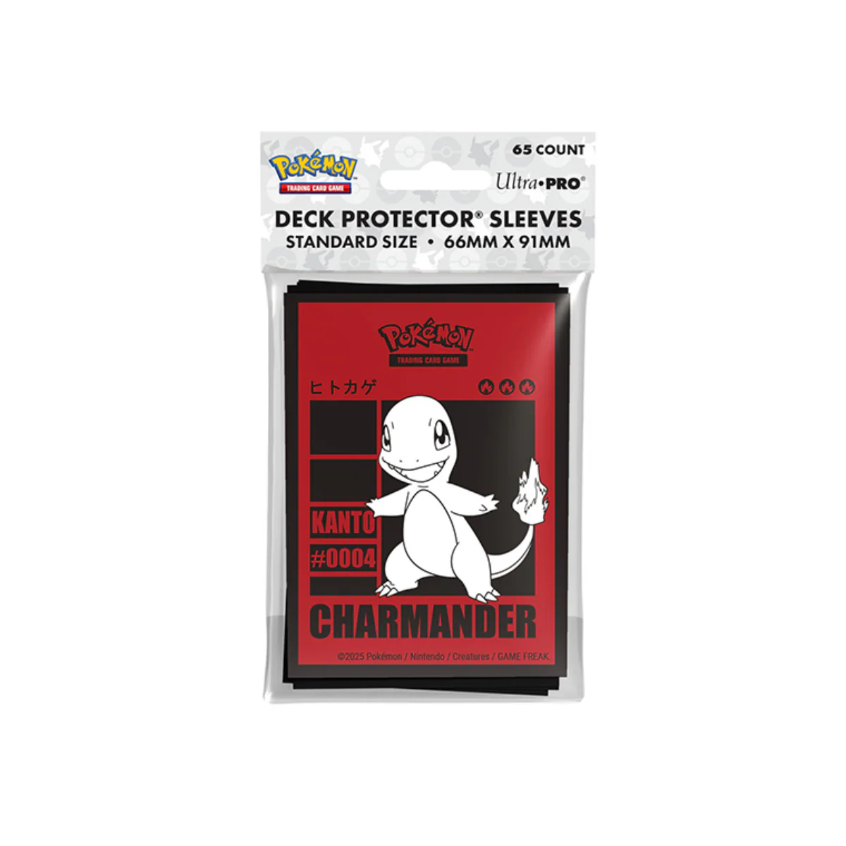 Card Sleeves: Pokémon - Charmander (65ct)