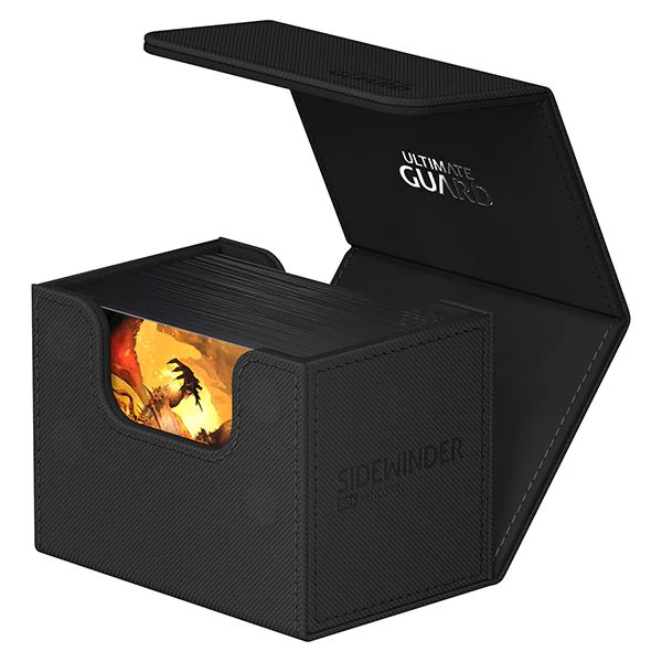 Deck Case: SideWinder 80+ Standard Size Monocolor- Black - Image 3