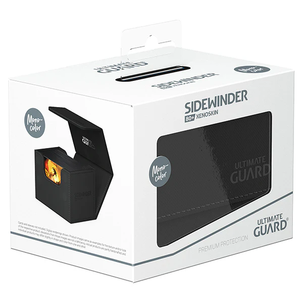 Deck Case: SideWinder 80+ Standard Size Monocolor- Black - Image 4
