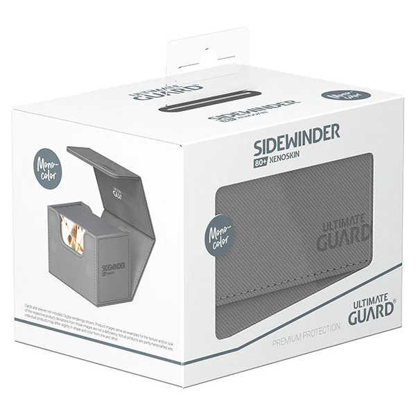 Deck Case: SideWinder 80+ Standard Size Monocolor- Grey - Image 4