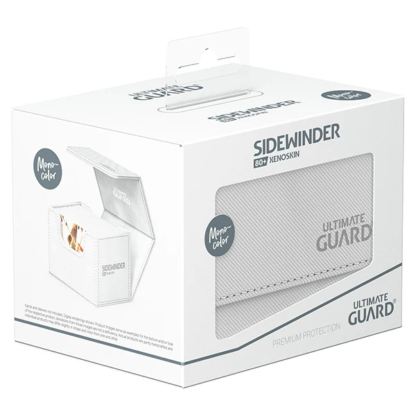 Deck Case: SideWinder 80+ Standard Size Monocolor- White - Image 4