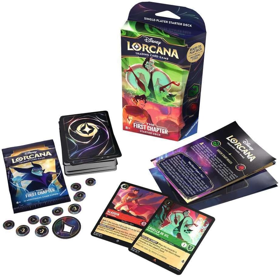 Disney Lorcana: The First Chapter TCG Starter Deck Ruby & Emerald - Image 2