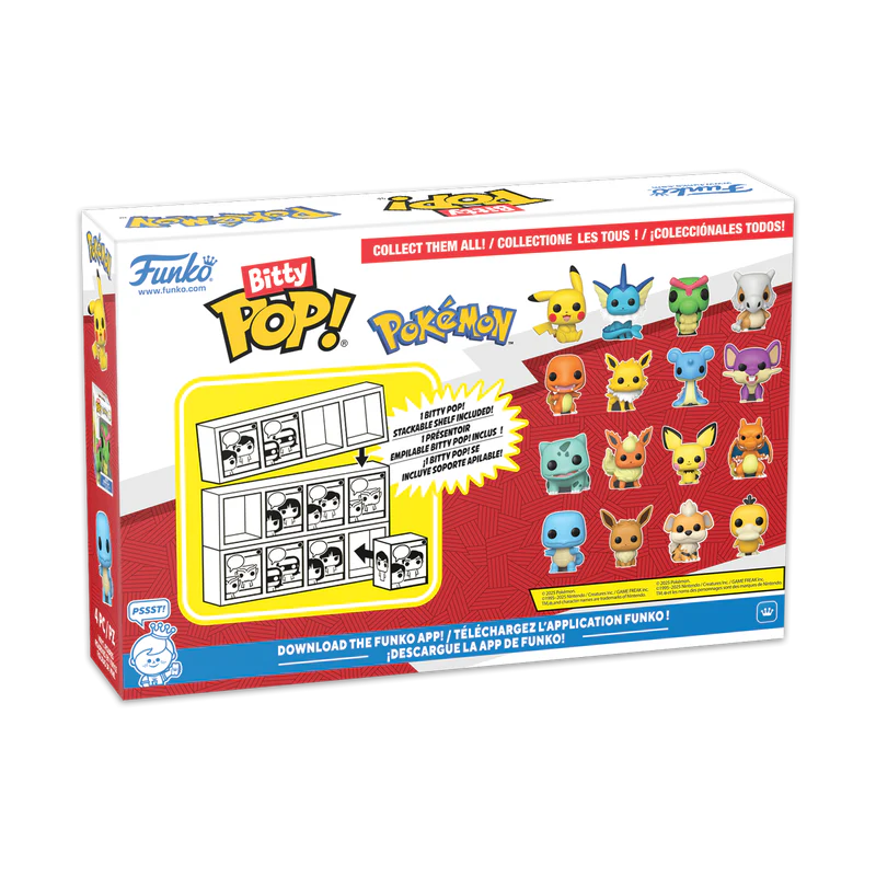 Funko Bitty Pop! Pokemon Pikachu Mini-Figure 4-Pack - Image 3