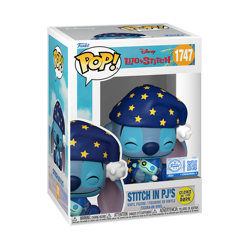 Funko Pop! Disney - Stitch in PJ's Glow (Specialty Series)