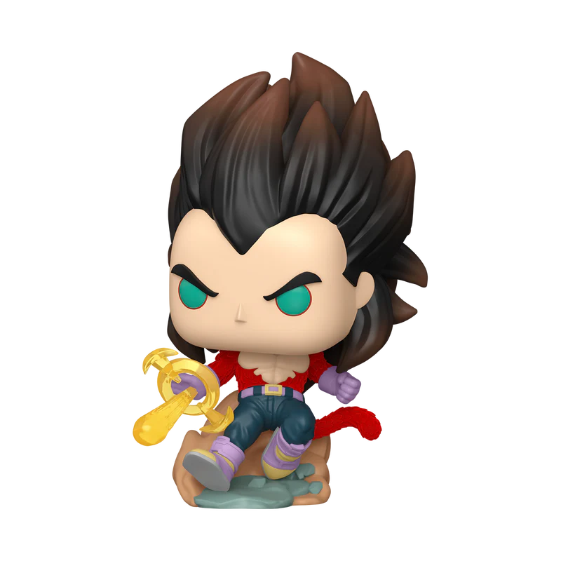 Funko Pop! Dragon Ball GT - Super Saiyan 4 Vegeta Flocked (Chalice Collectibles) - Image 2