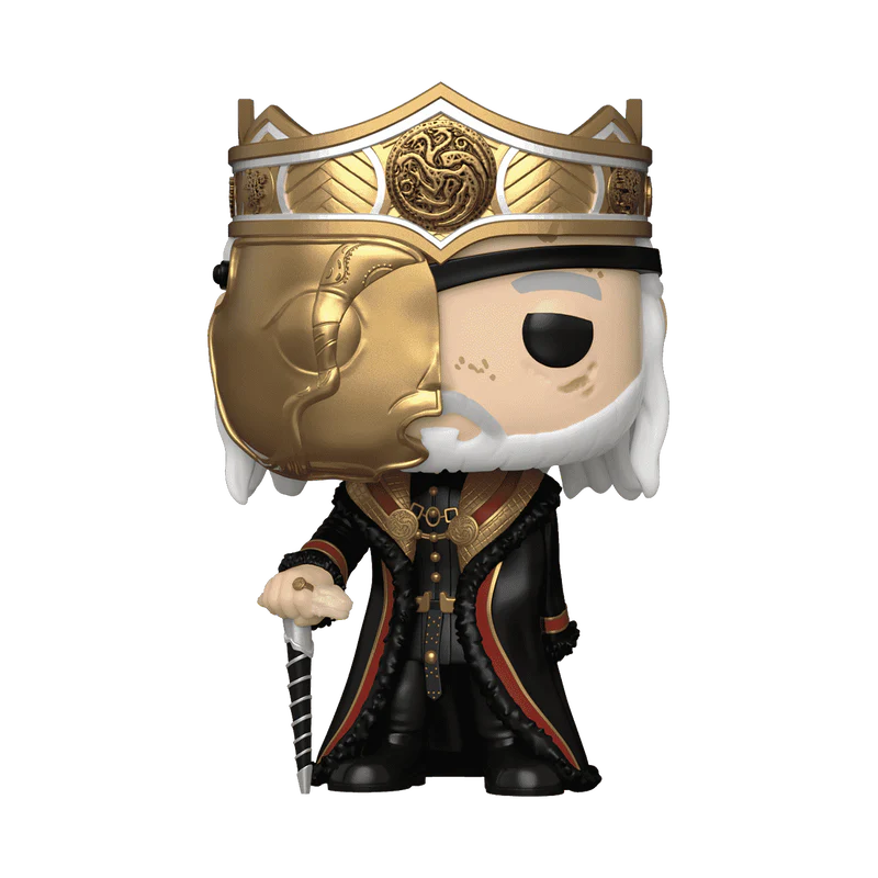Funko Pop! House of the Dragon - Viserys Targaryen with Mask - Image 2