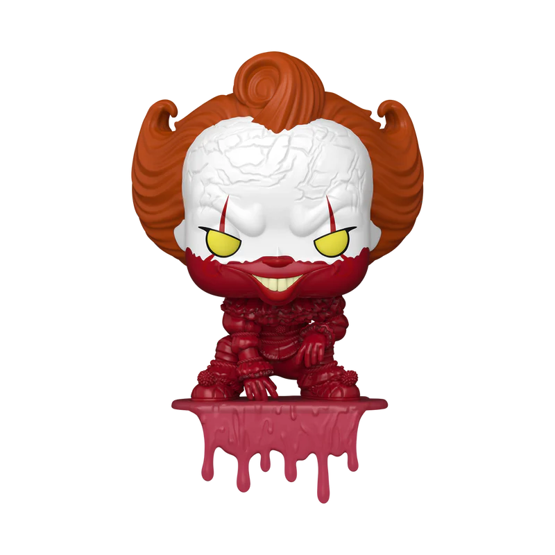 Funko Pop! It: Welcome to Derry - Pennywise Bloody Shelf Sitter (Entertainment Earth) - Image 2