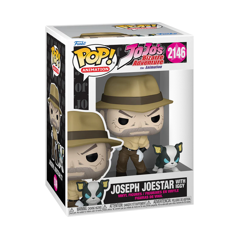 Funko Pop! JoJo's Bizarre Adventure - Joseph Joestar and Iggy