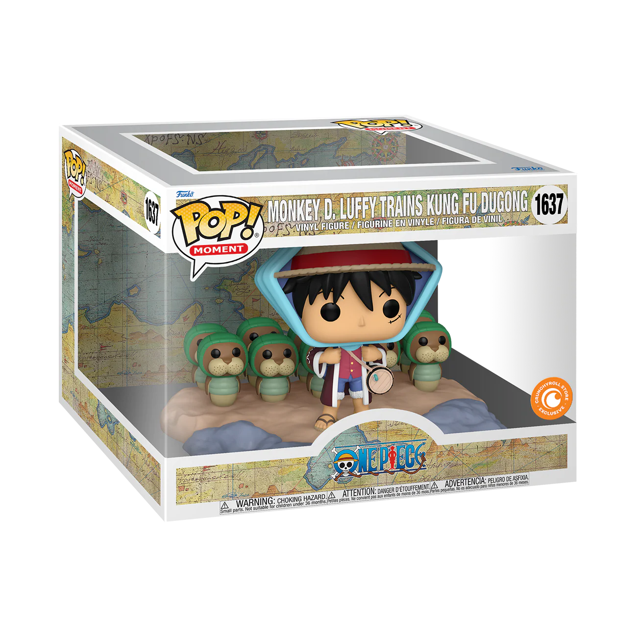 Funko Pop! Moment One Piece - Monkey D. Luffy Trains Kung Fu Dugong (Crunchyroll)