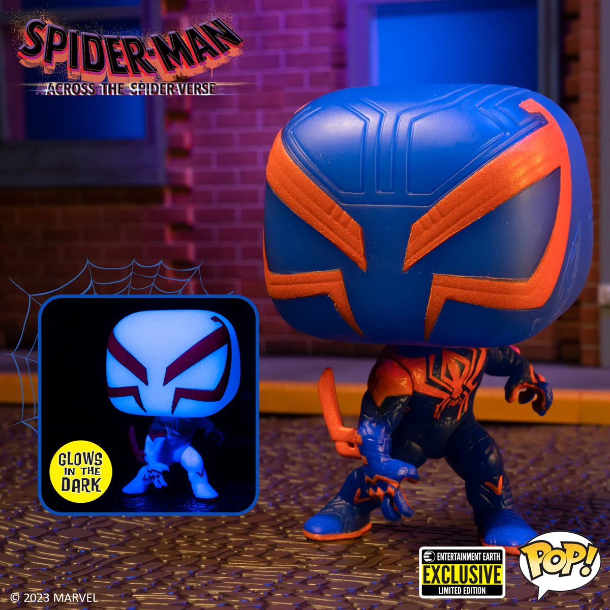 Funko Pop! Marvel - Spider-Man Across the Spider-Verse: Spider-Man 2099 (Entertainment Earth) - Image 4