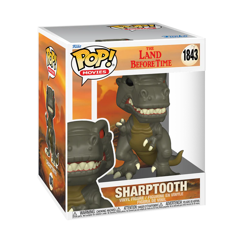 Funko Pop! The Land Before Time - Sharptooth Super 6-Inch