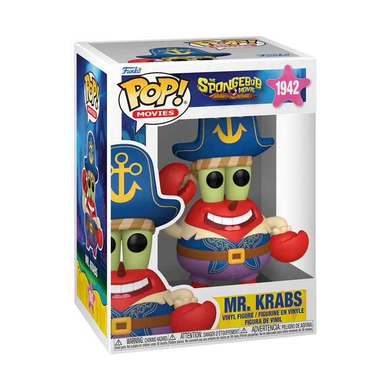 Funko Pop! The SpongeBob Movie Search for SquarePants SpongeBob - Mr. Krabs