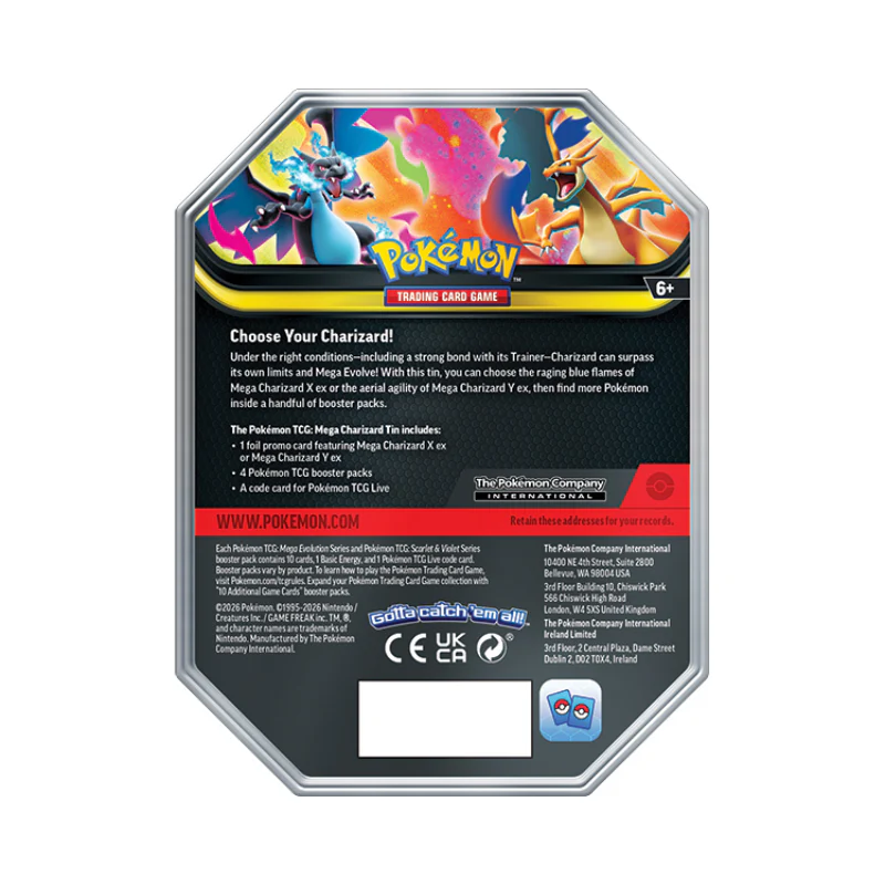Pokémon TCG: Mega Charizard Tin [Charizard X] - Image 2