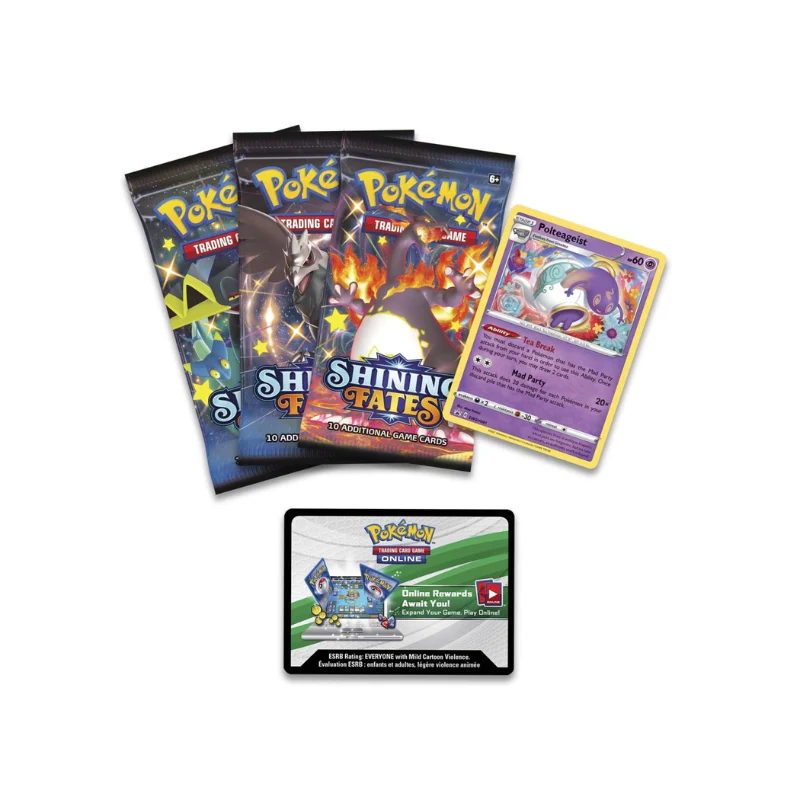 Pokémon TCG: Shining Fates Mad Party Pin Collection [Polteageist] - Image 2